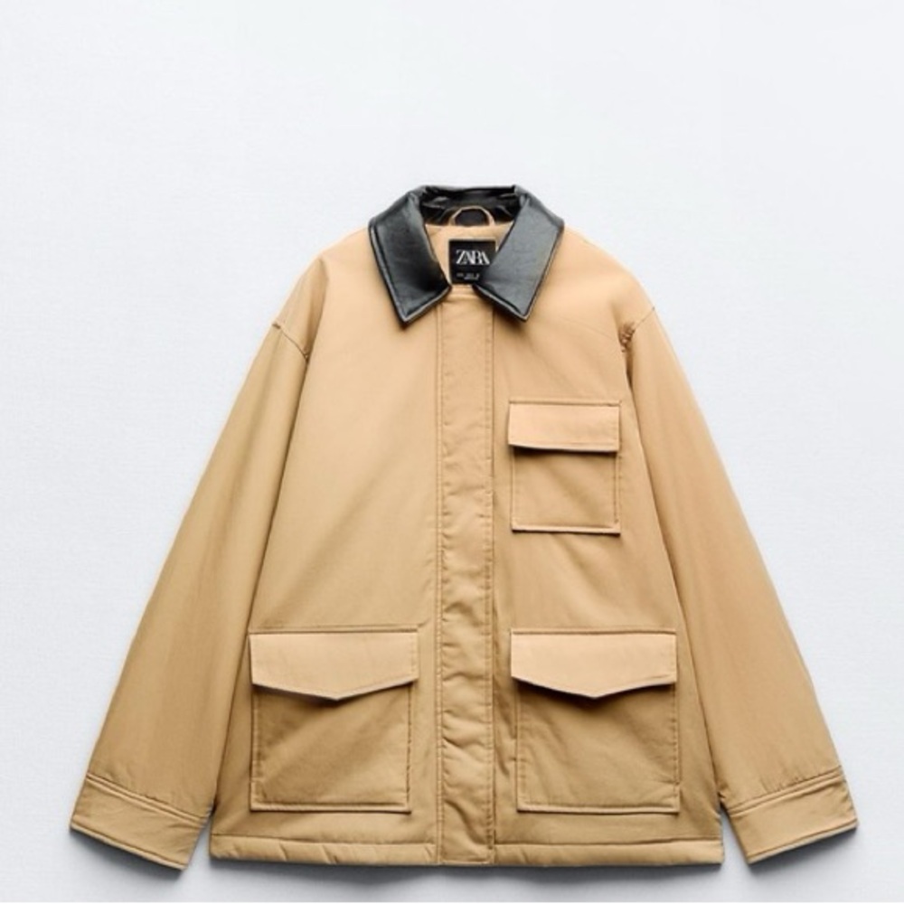 Zara Combination Barn Jacket/Chore Coat NWT